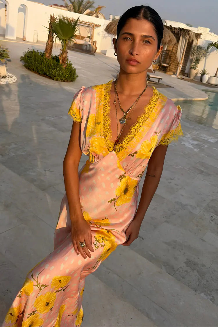 Never Fully Dressed Pink Fawn Poppy Olivia Dress