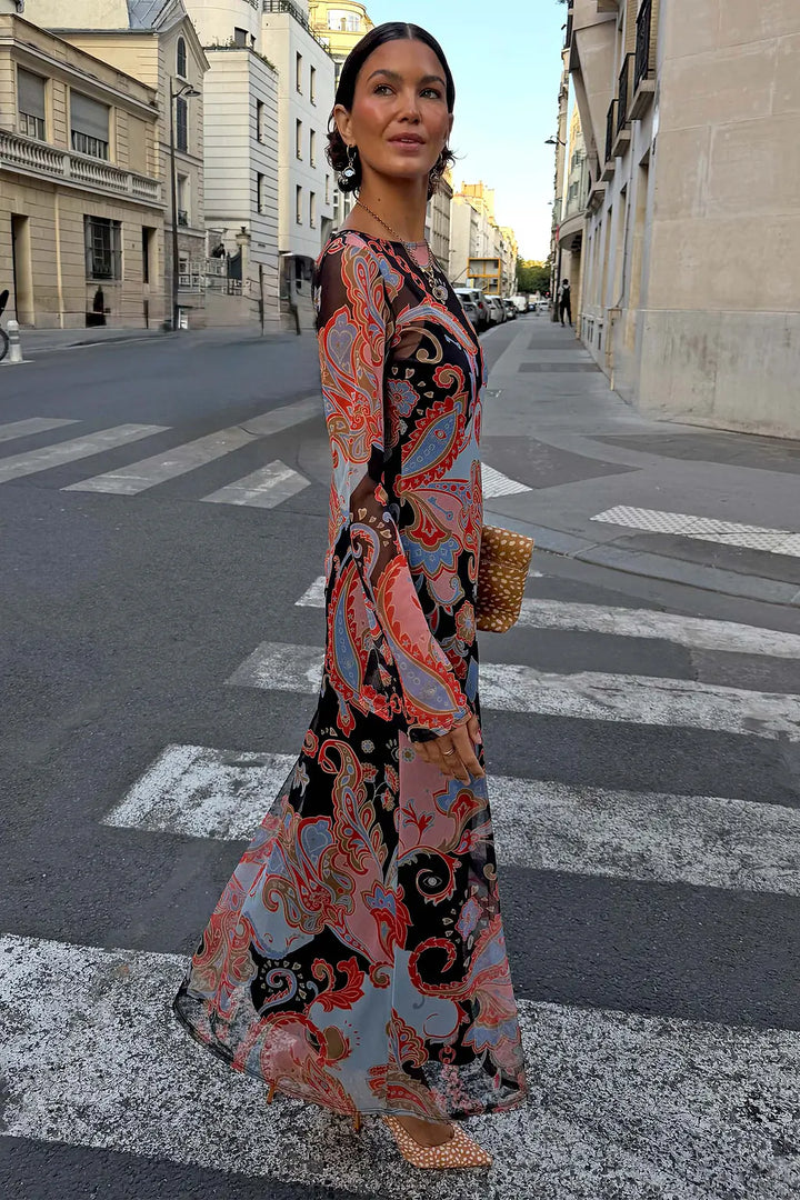 Paisley Aria Mesh Dress
