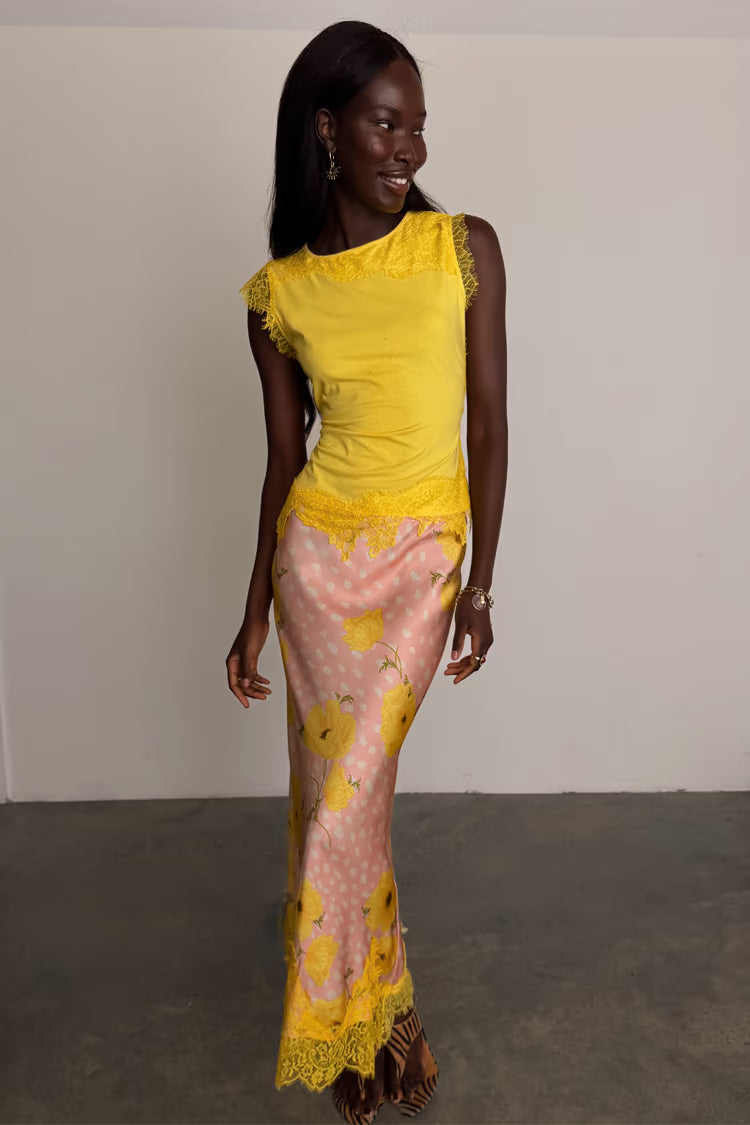 Never Fully Dressed Pink Fawn Poppy Maeva Skirt
