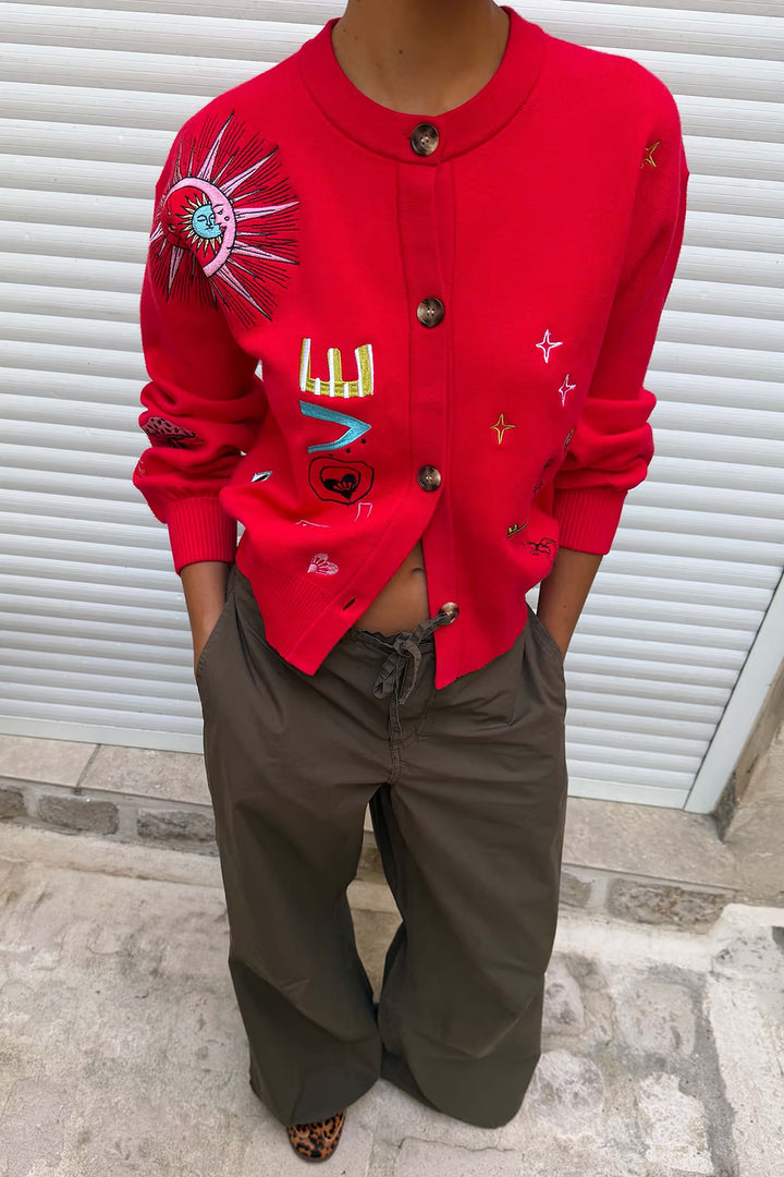 Red Amore Forrest Cardigan