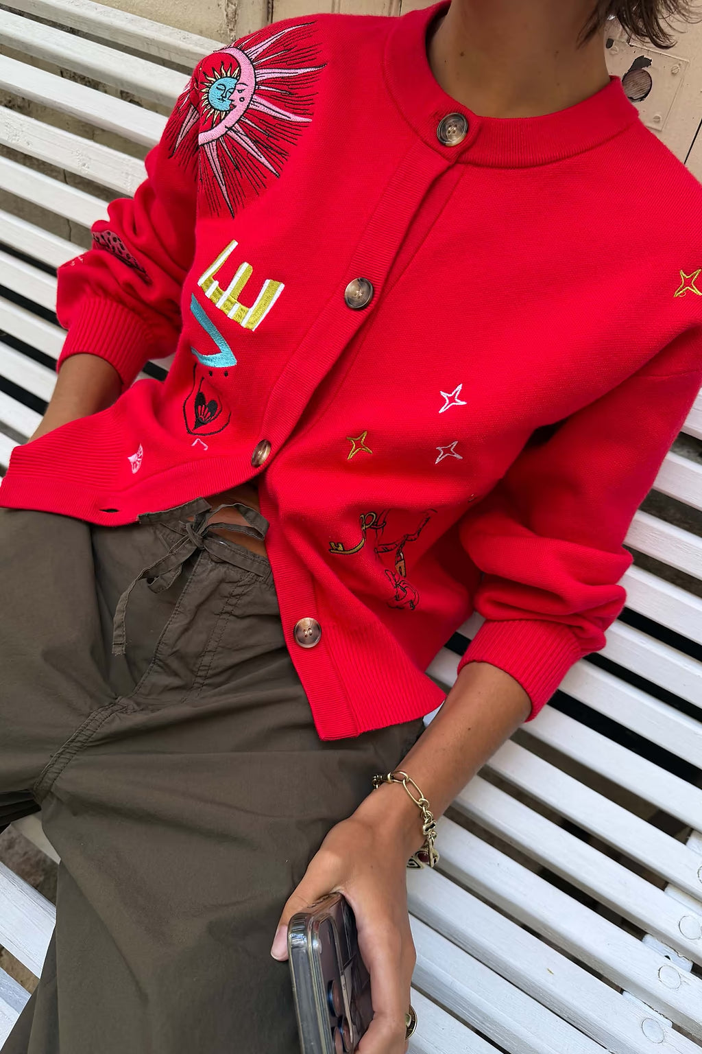 Red Amore Forrest Cardigan