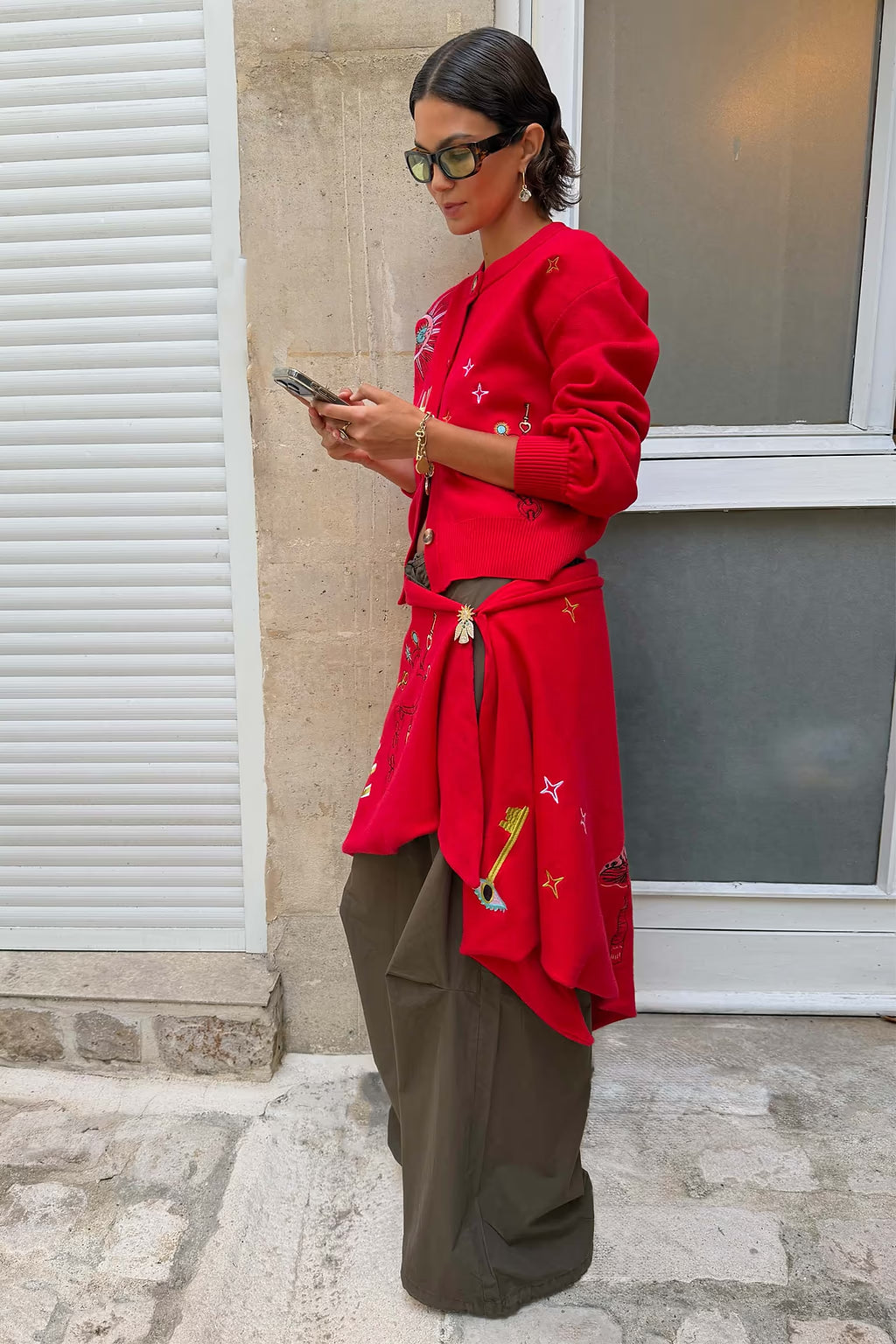 Red Amore Forrest Cardigan