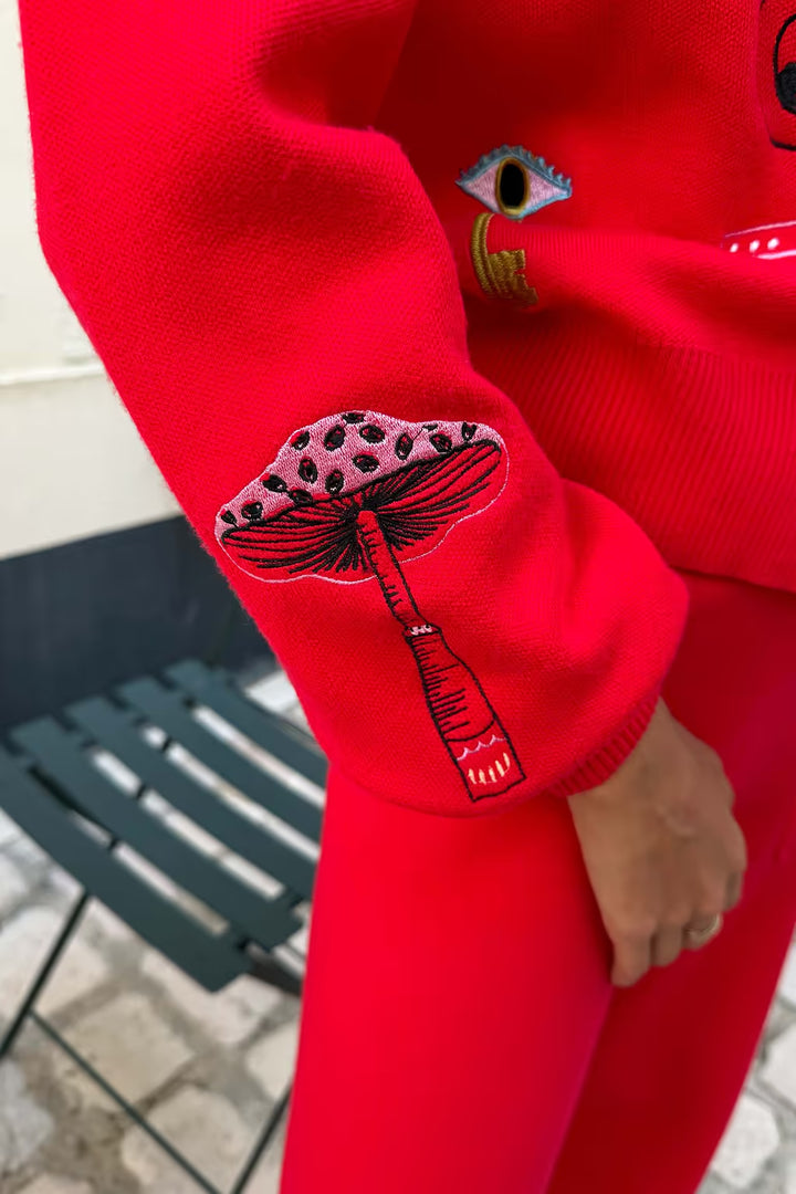 Red Amore Forrest Cardigan