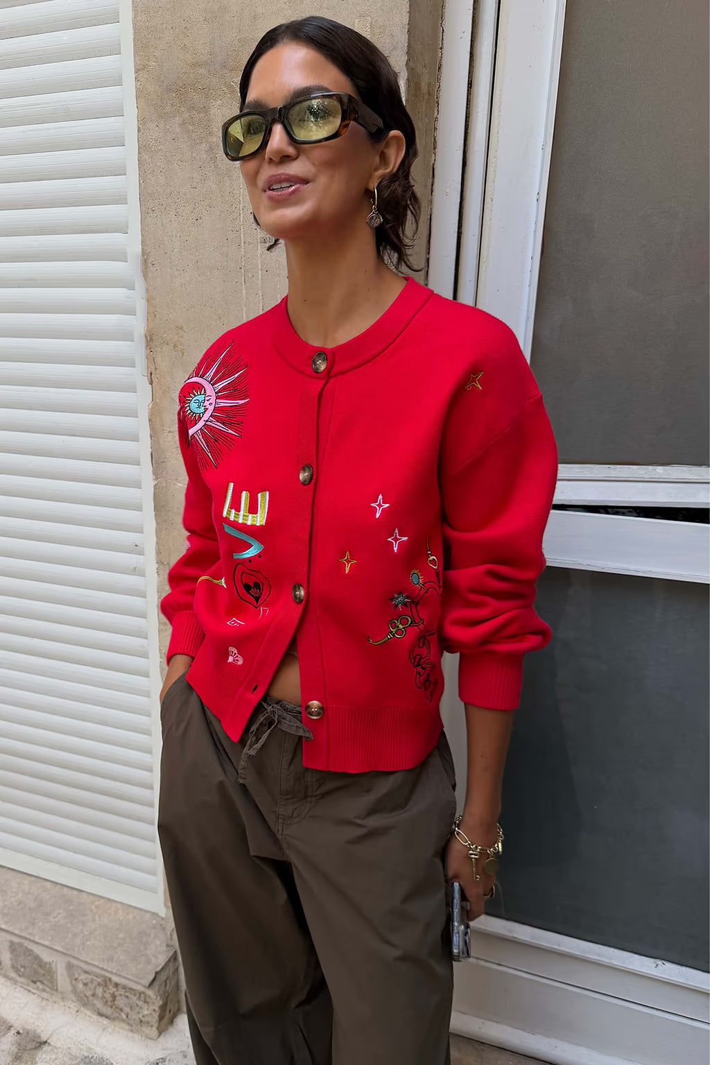 Red Amore Forrest Cardigan