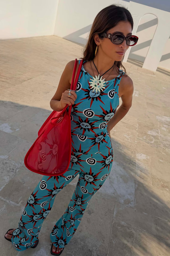 Never Fully Dressed Red Wiggle Arm Acetate Sunglasses