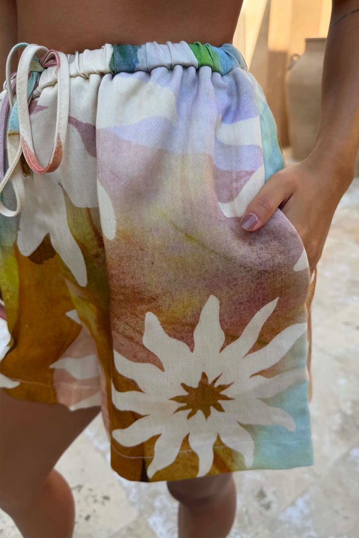 Never Fully Dressed Abstract Soleil Ellie Shorts