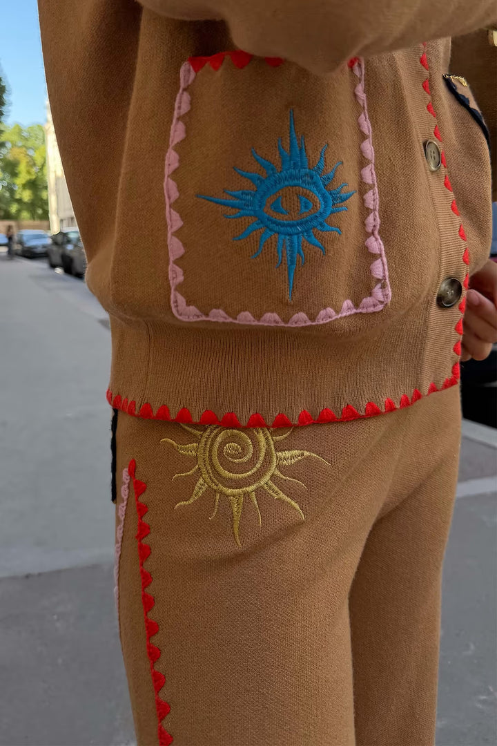 Tan Casablanca Cardigan