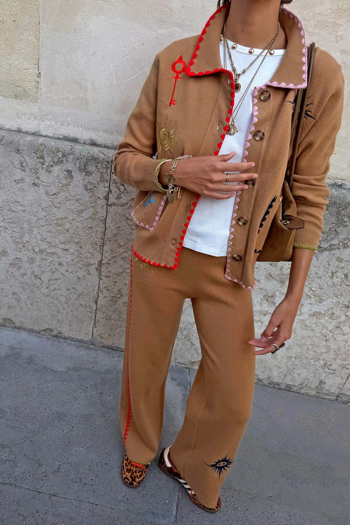Tan Casablanca Cardigan