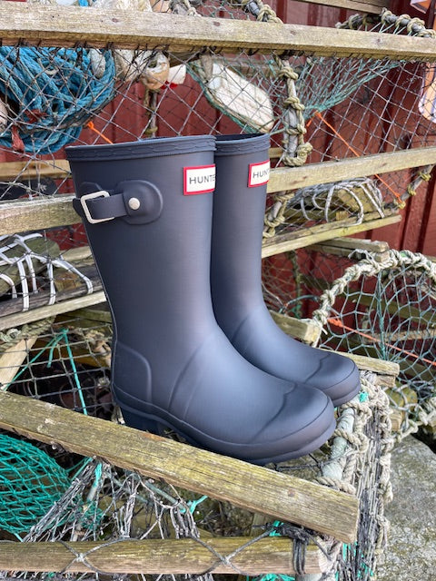Hunter Big Kids Original Boot Navy
