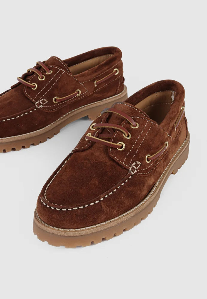 BUKELA Taylor sko - Suede Cognac