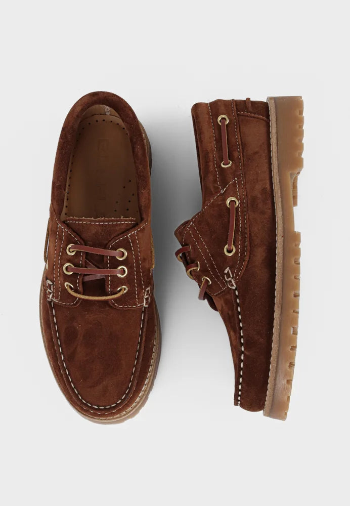 BUKELA Taylor sko - Suede Cognac
